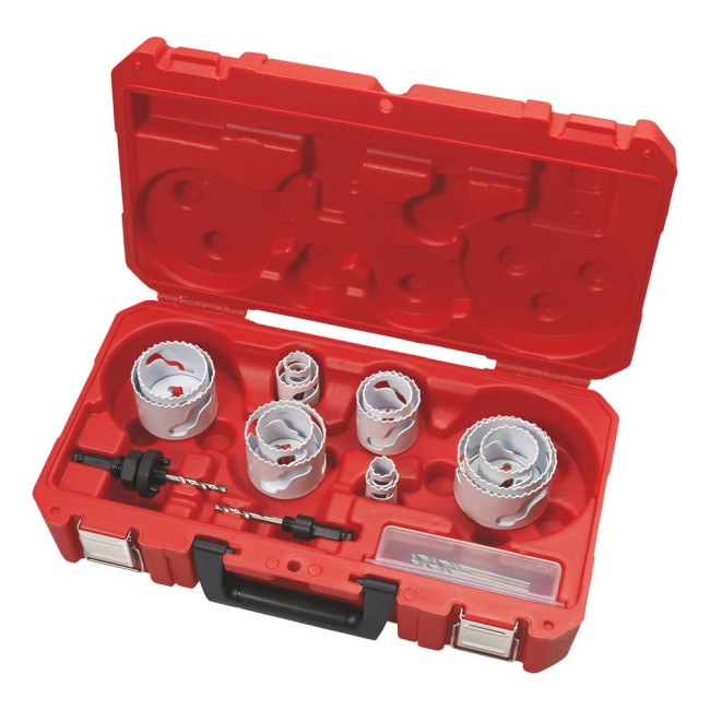 Набор коронок биметаллических Milwaukee Hole Dozer Bi-Metal 17пр. Набор коронок биметаллических Milwaukee Hole Dozer Bi-Metal 17пр.