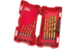 Набор сверл по металлу Milwaukee RedHEX HSS-G TiN (10шт)