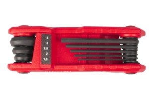 Набор из 8 складных Hex ключей (1.5-8мм)