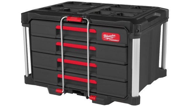 Ящик с 4-мя выдвижными отсеками Milwaukee PACKOUT DRAWER BOX