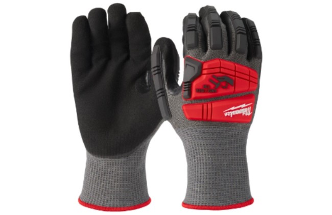 Перчатки с защитой от удара и сопротивлением порезам уровень Milwaukee  5  8/M