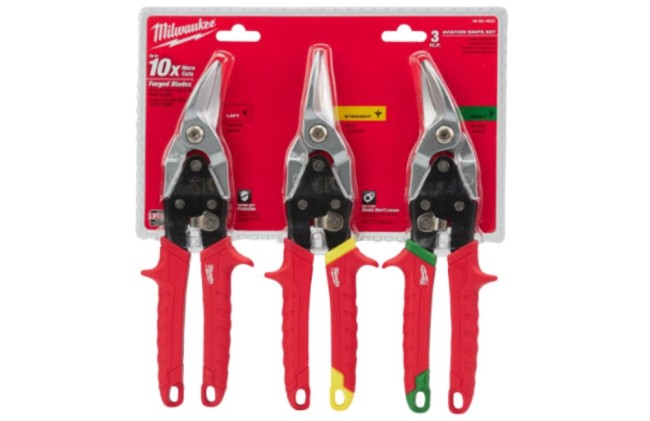 Набор ножницы по металлу MILWAUKEE (3ШТ)