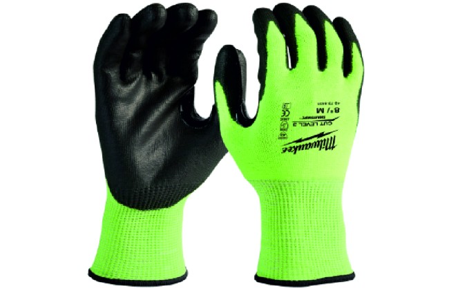 Перчатки Milwaukee Hi-Vis Cut Level 3 7/S Перчатки Milwaukee Hi-Vis Cut Level 3 7/S