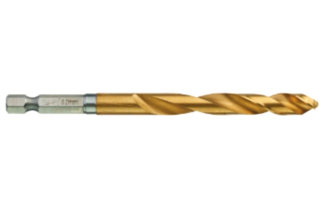 Сверло по металлу Milwaukee RedHEX HSS-G TiN 9мм