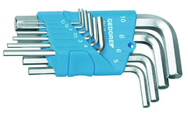 Набор ключей шестигранных 1,3-10мм