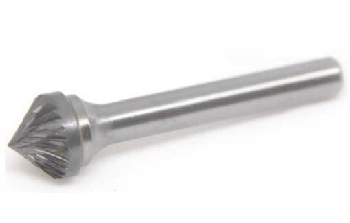 Борфреза по металлу зенкер с вершиной 90гр. Борфреза по металлу зенкер с вершиной 90гр.