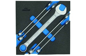 Набор комбинированных ключей в СТ ложементе, 1500 CT2-7-32