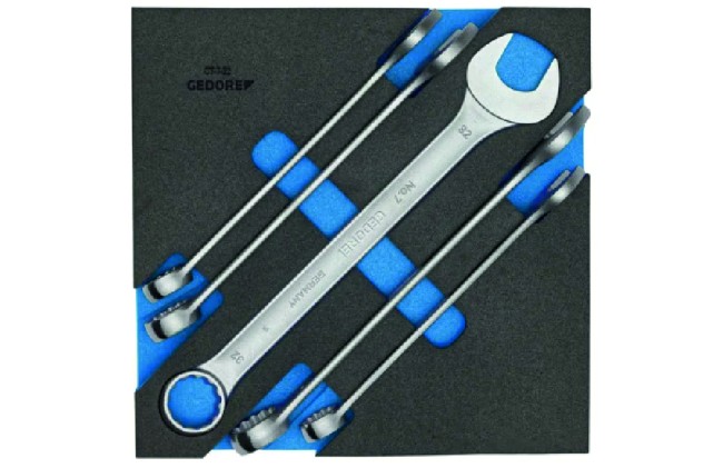 Набор комбинированных ключей в СТ ложементе, 1500 CT2-7-32