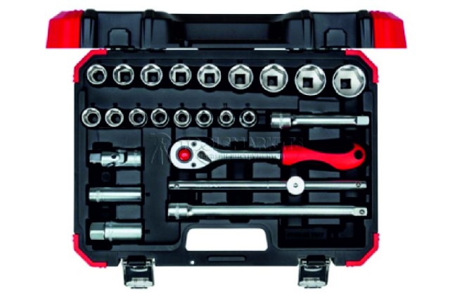 Комплект торцевых головок 1/2, 24 предмета