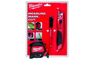 ПРОМО набор MILWAUKEE рулетка, маркер, нож