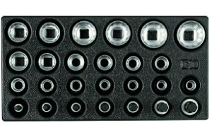 Набор торцевых головок 1/2" в 1/3 ложементе, 2020.717