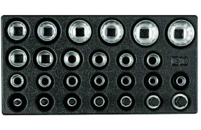 Набор торцевых головок 1/2" в 1/3 ложементе, 2020.717