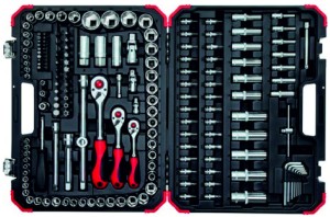Комплект торцевых головок 1/2"-3/8"-1/4", 172шт.