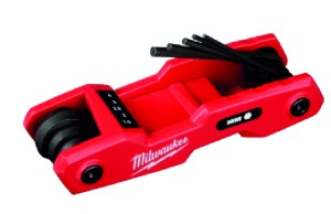 Набор из 9 складных Hex ключей дюймовых (5/64"-1/4")