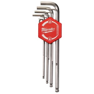 Набор шестигранных ключей Milwaukee (9 шт) 1.5, 2, 2.5, 3, 4, 5, 6, 8, 10 мм
